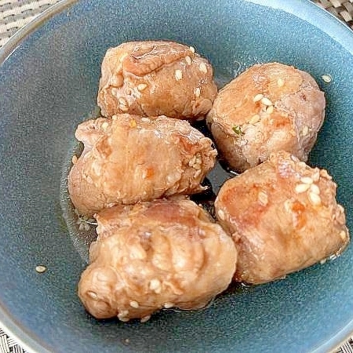 豚肉のしょうが焼き団子
